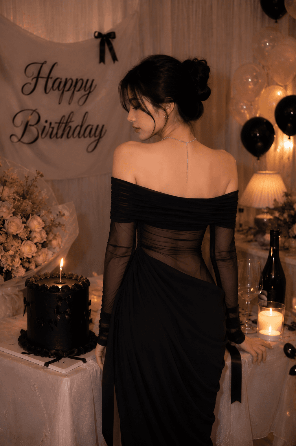 Dalia – back view